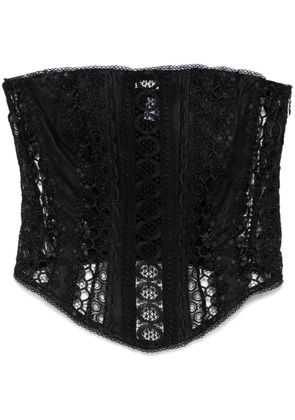 Charo Ruiz Ibiza Lathie bustier top - Black