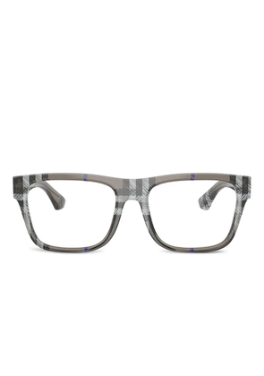 Burberry Eyewear BE 2411 check-pattern square glasses - Grey