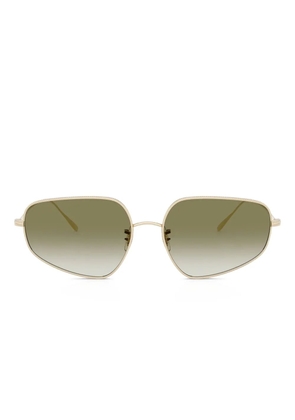Oliver Peoples geometric-frame sunglasses - Gold