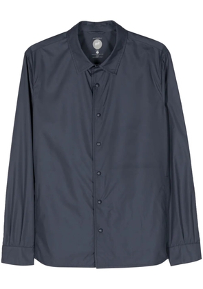 Mazzarelli long-sleeve shirt jacket - Blue