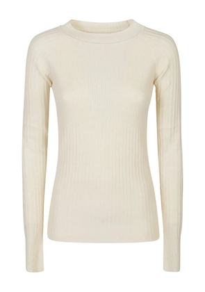 Patrizia Pepe ribbed long-sleeve T-shirt - Neutrals