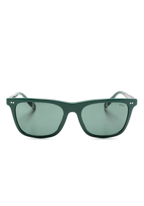 Polo Ralph Lauren tortoiseshell square-frame sunglasses - Green