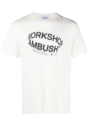 AMBUSH Revolve logo-print cotton T-shirt - White