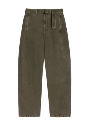 LEMAIRE twisted belted trousers - Green