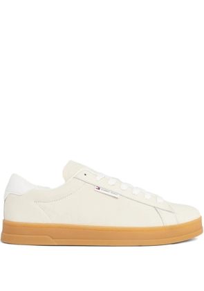 Tommy Hilfiger suede leather sneakers - Neutrals