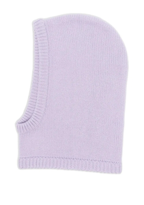 Lisa Yang knitted balaclava - Purple