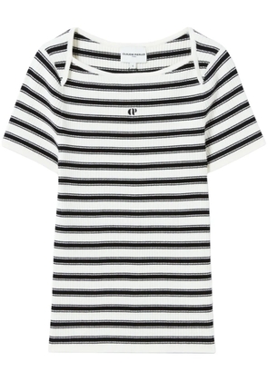 Claudie Pierlot Breton Stripe fine-knit top - Neutrals