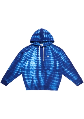 COUNTY OF MILAN Soundwaves cotton hoodie - Blue