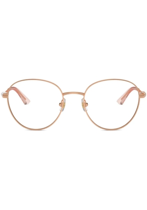 Jimmy Choo Eyewear round-frame glasses - Gold