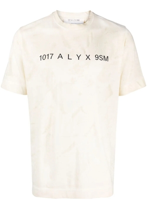 1017 ALYX 9SM logo-print detail T-shirt - Neutrals