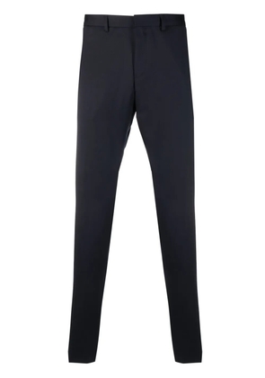 BOSS straight-leg wool trousers - Blue