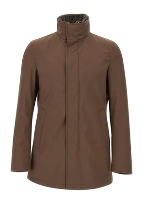 Herno stand-collar parka - Brown