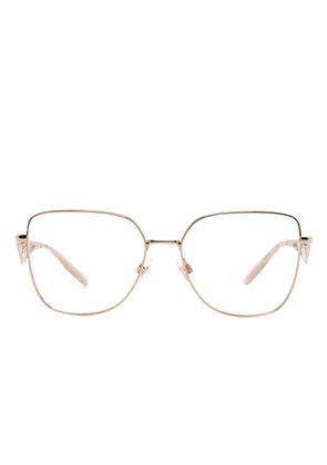 Dolce & Gabbana Eyewear butterfly-frame glasses - Gold