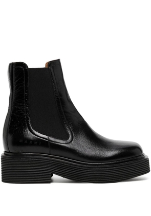 Marni ridged-sole Chelsea boots - Black