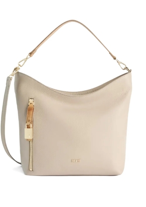 ALVIERO MARTINI 1° CLASSE zip-detail shoulder bag - Neutrals