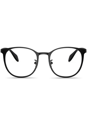 Emporio Armani round frame glasses - Black