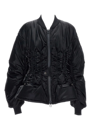 Junya Watanabe Comme Des Garçons diamond-concertina jacket - Black