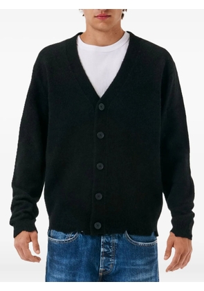 Cycle button v-neck cardigan - Black