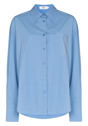 The Frankie Shop Lui oversized shirt - Blue
