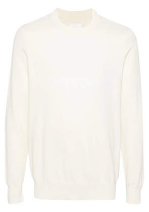 Givenchy logo-embroidered sweater - White