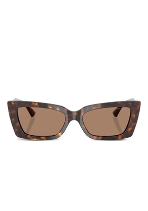 Jimmy Choo Eyewear havana logo sunglasses - Brown