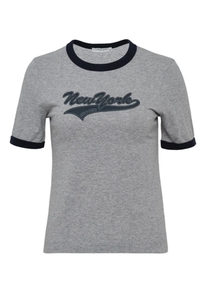 rag & bone ringer-detail tee - Grey