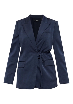 Theory notched-lapels blazer - Blue