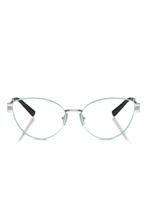 Tiffany & Co Eyewear cat-eye metal glasses - Blue