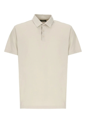 Zanone cotton polo shirt - Neutrals