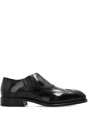 Alexander McQueen leather loafers - Black
