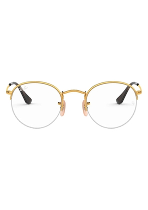 Ray-Ban round-frame optical glasses - Gold