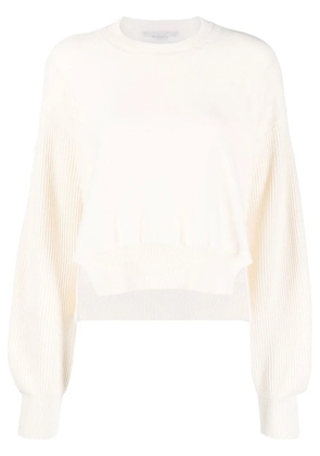 Stella McCartney logo-patch jumper - Neutrals
