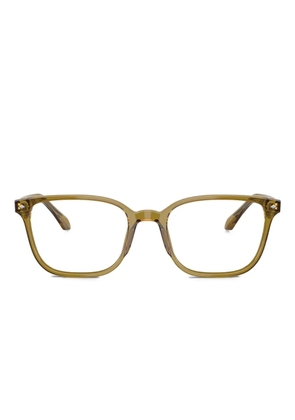 Giorgio Armani square-frame glasses - Brown
