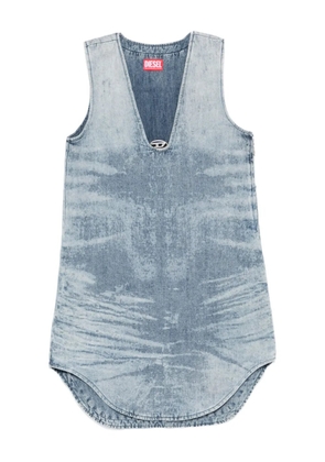 Diesel V-neck sleeveless dress - Blue