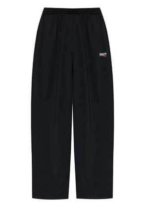 Balenciaga embroidered-logo track pants - Black