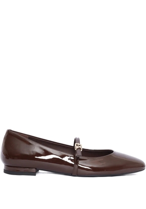 Sergio Levantesi Ambra56 strap ballet flats - Brown