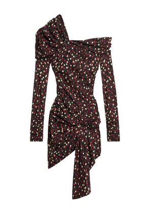ISABEL MARANT polka-dot mini dress - Black