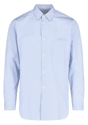 Comme Des Garçons Shirt striped cotton shirt - Blue