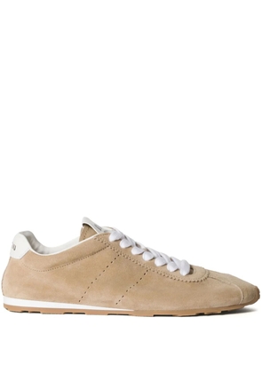 Miu Miu Plume suede sneakers - Neutrals
