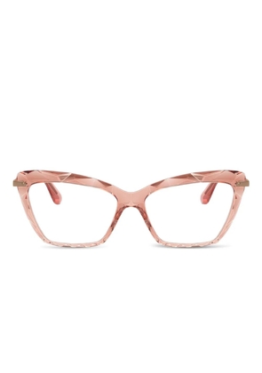 Dolce & Gabbana Eyewear cat-eye glasses - Pink