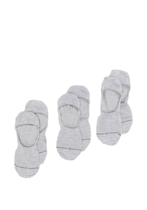 Zegna logo-embroidered socks (set of four) - Grey