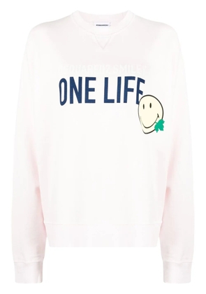 DSQUARED2 Smiley Cool sweatshirt - Pink