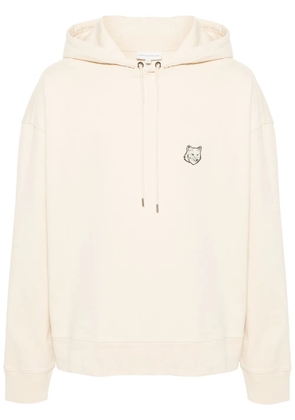 Maison Kitsuné Bold Fox Head cotton hoodie - Neutrals
