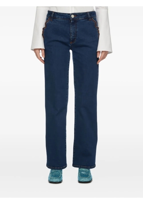 Vivetta embroidery regular jeans - Blue