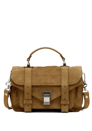 Proenza Schouler mini PS1 two-way handbag - Brown