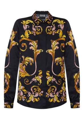 Versace Jeans Couture Outline Barocco-print shirt - Black