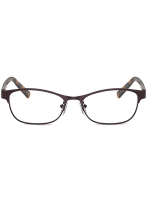 Armani Exchange oval-frame glasses - Brown
