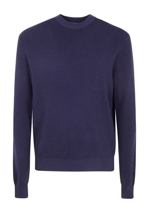People Of Shibuya ribbed crew-neck sweater - Blue
