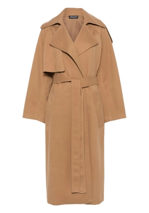 DRHOPE twill trench coat - Brown