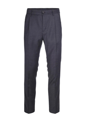 L.B.M. 1911 buttoned wool-blend pants - Grey